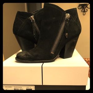 Dolce Vita distressed suede ankle boots